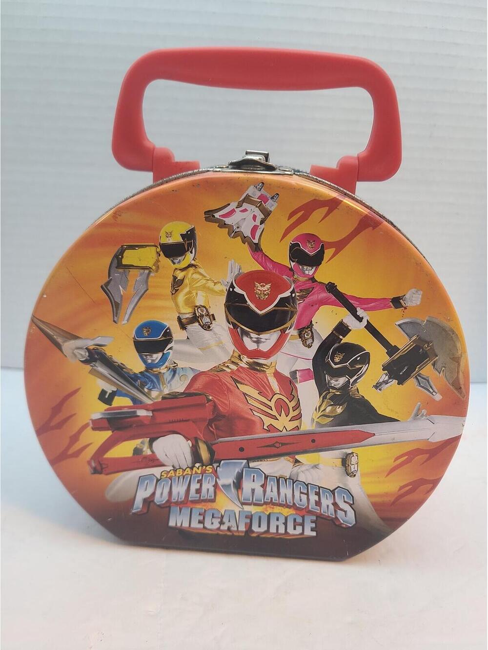 SCG Saban's Power Rangers Megaforce Metal Lunchbox With Handle and Latch